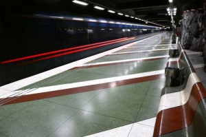 Asientos metro Estocolmo