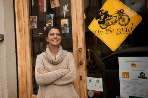 Martina en su librería, Florencia