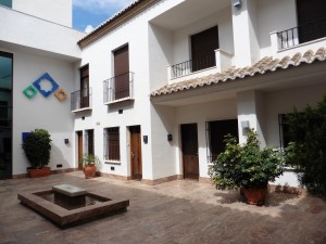Patio interior de Apartamentos Ardales